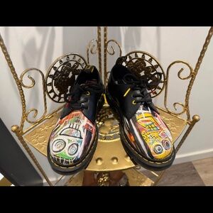 Discontinued Dr. Martens x Basquiat collaboration.